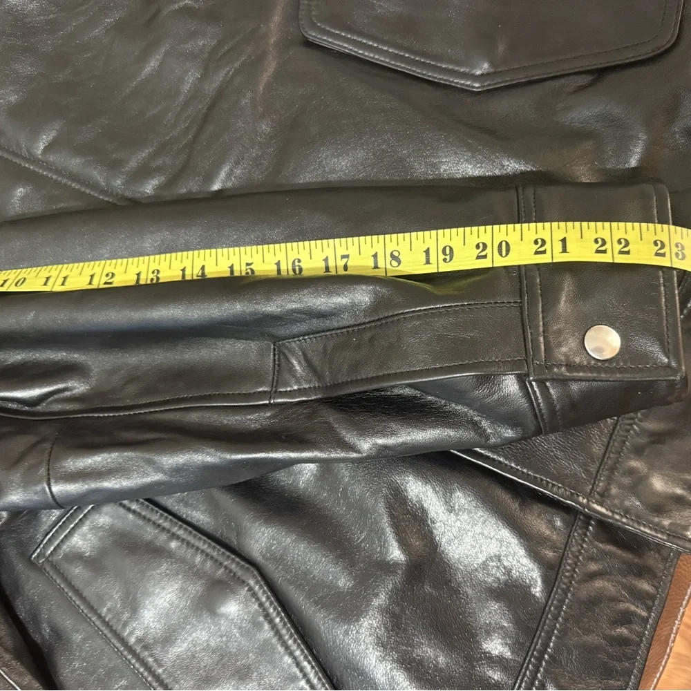 Helmut Lang Black Leather Jacket - Picture 10 of 11